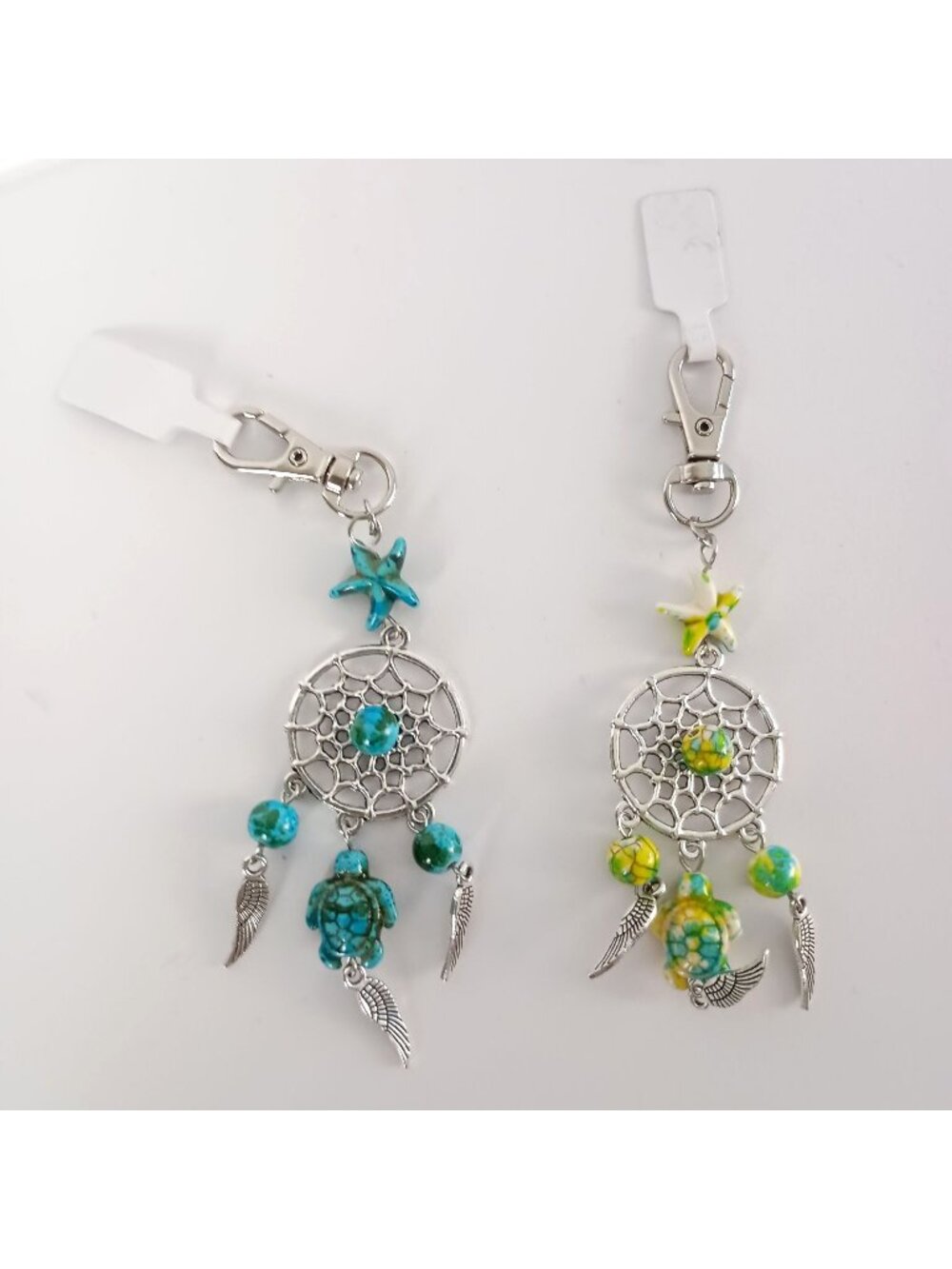 Set of 2 Turtle Bag Charms Keychains Cute Kawaii Purse Accessories NWT